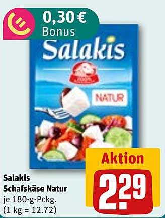 Salakis Schafskäse Natur 180 g