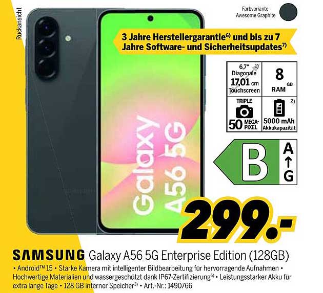Samsung Galaxy A56 5G Enterprise Edition (128GB)