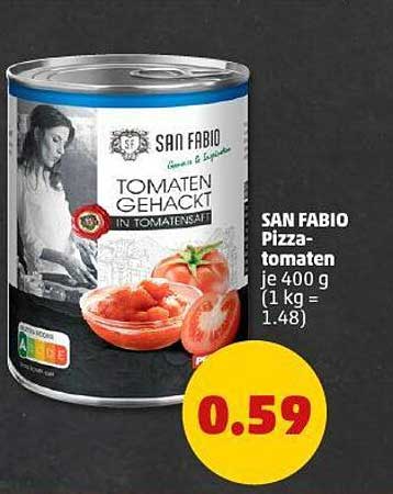 SAN FABIO Pizzatomaten 400 g - Jetzt zum Sonderpreis!