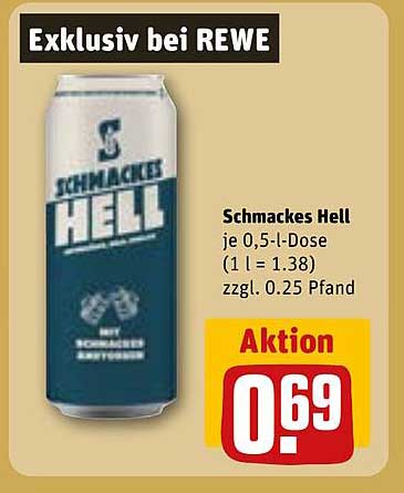Schmackes Hell – Erfrischendes Bier zum Aktionspreis