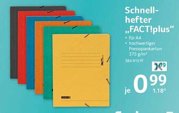 Schnellhefter „FACT!plus“ für A4