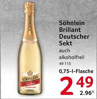 Söhnlein Brillant Deutscher Sekt – auch alkoholfrei!