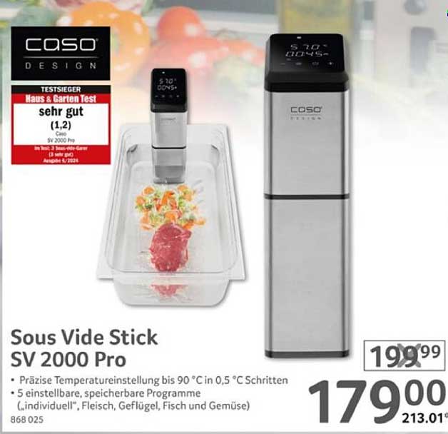 Sous Vide Stick SV 2000 Pro