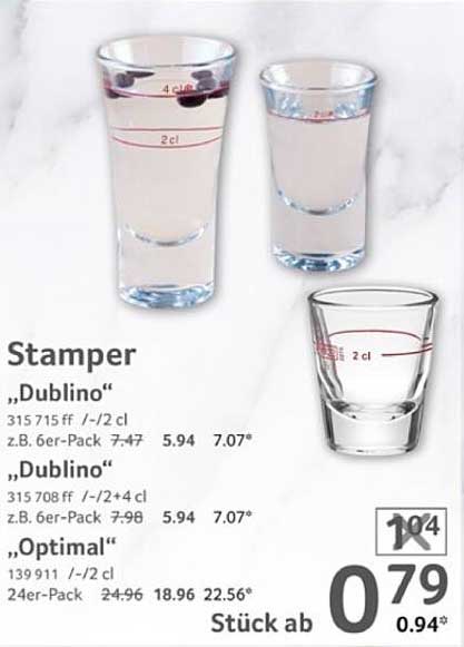 Stamper „Dublino“ und „Optimal“ – Das perfekte Set für Ihre Feier