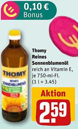 Thomy Reines Sonnenblumenöl 750-ml-Fl.