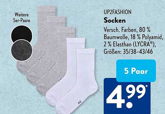 UP2FASHION Socken (5 Paar)