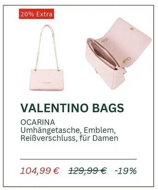 VALENTINO BAGS OCARINA Umhängetasche, Emblem, Reißverschluss, für Damen