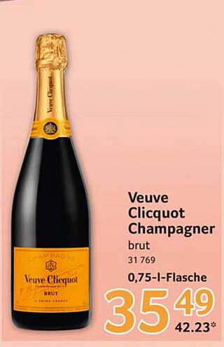 Veuve Clicquot Champagner brut 0,75-l-Flasche