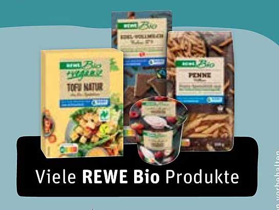 Viele REWE Bio Produkte
