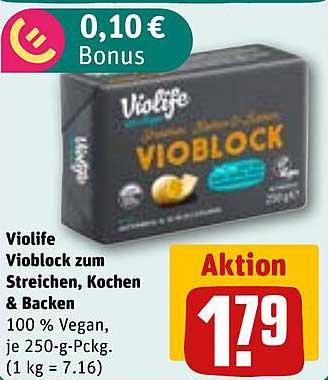 Violife Vioblock zum Streichen, Kochen & Backen