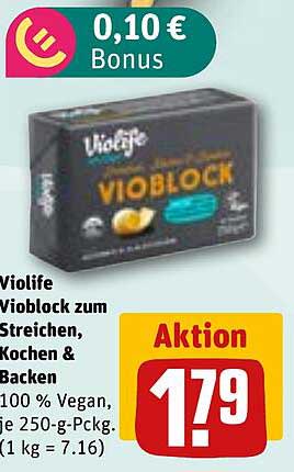 Violife Vioblock zum Streichen, Kochen & Backen