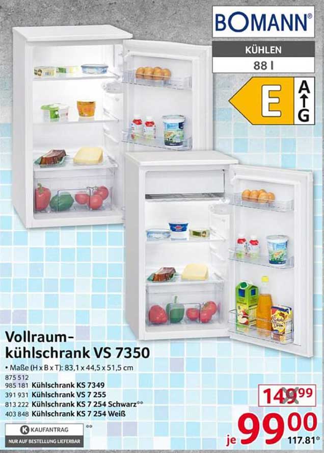 Vollraum-Kühlschrank VS 7350