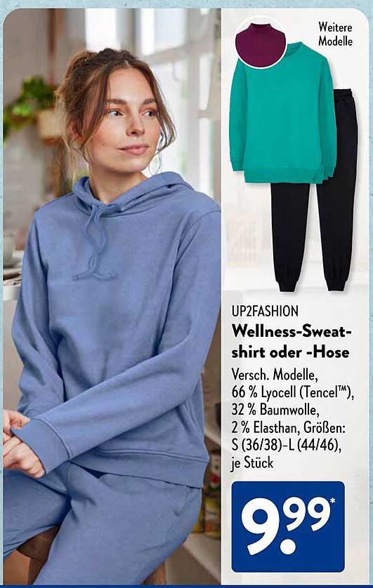 Wellness-Sweatshirt oder -Hose