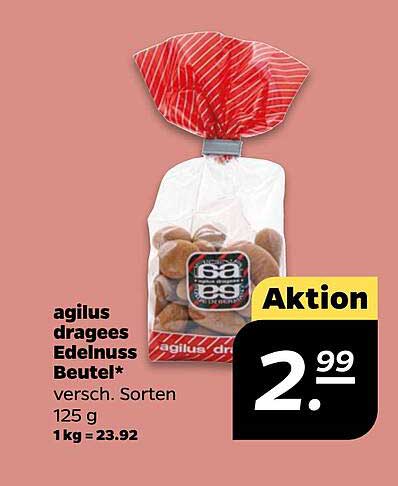 agilus dragees Edelnuss Beutel