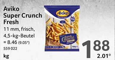 Aviko Super Crunch Fresh - Frische Pommes frites 4,5 kg