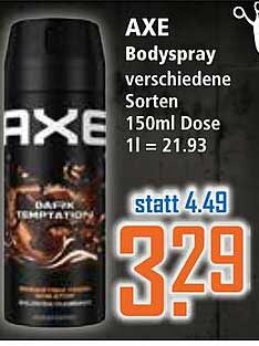 AXE Bodyspray verschiedene Sorten 150ml Dose