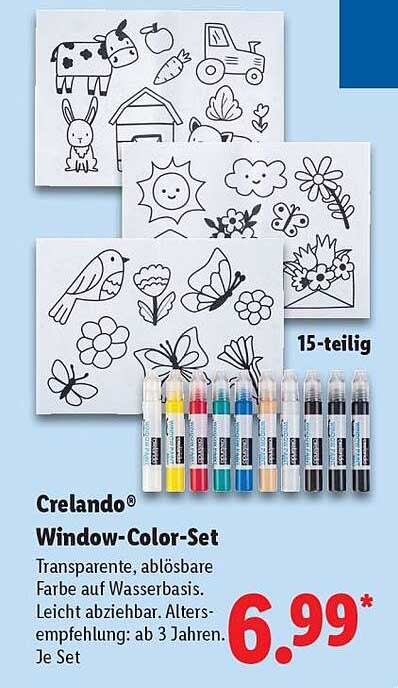 Crelando® Window-Color-Set 15-teilig