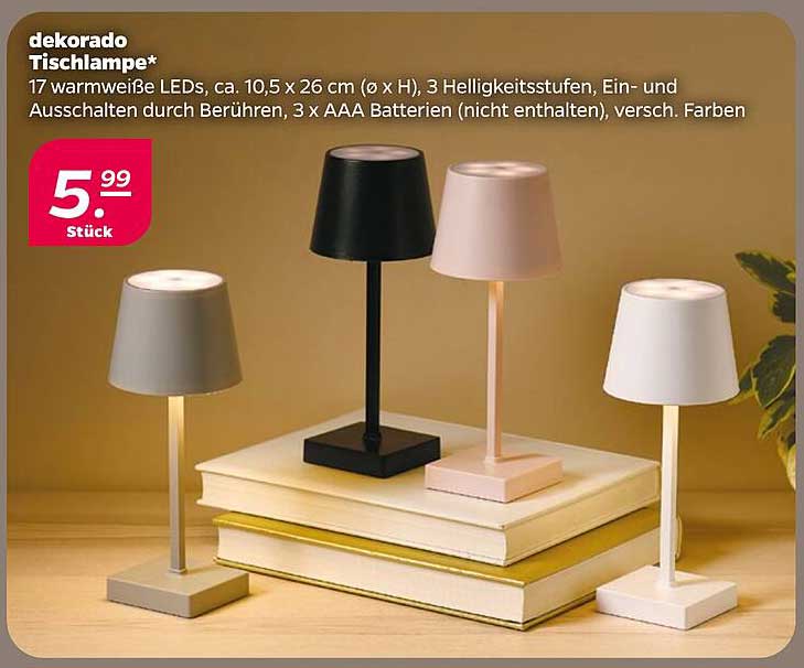 dekorado Tischlampe*