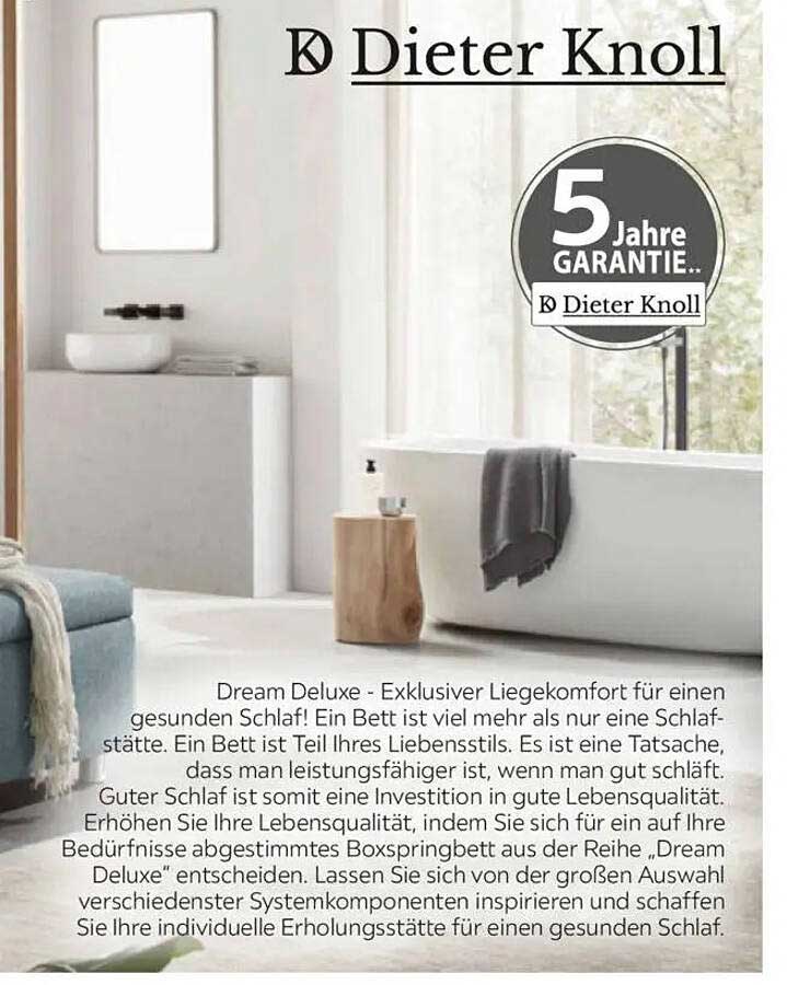 Dream Deluxe - Exklusiver Liegekomfort für einen gesunden Schlaf