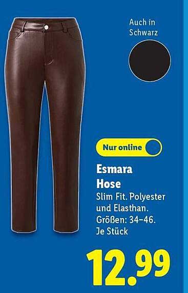 Esmara Hose - Slim Fit aus Polyester und Elasthan