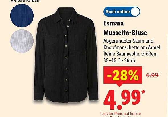 Esmara Musselin-Bluse