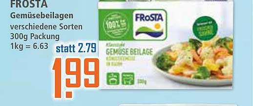 FROSTA Gemüsebeilagen verschiedene Sorten 300g Packung