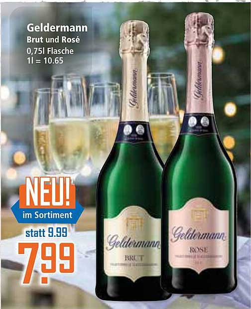 Geldermann Brut und Rosé 0,75l - jetzt neu im Sortiment!