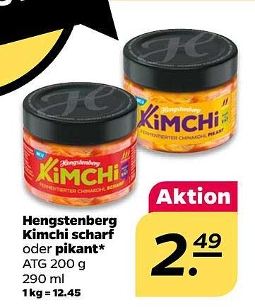 Hengstenberg Kimchi scharf oder pikant* 290 ml