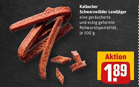 Kalbacher Schwarzwälder Landjäger 100 g