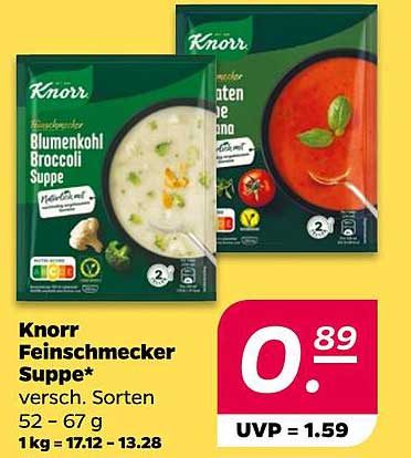Knorr Feinschmecker Suppe - verschiedene Sorten