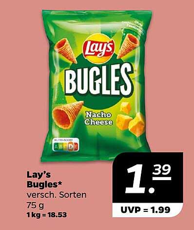 Lay's Bugles Nacho Cheese 75 g