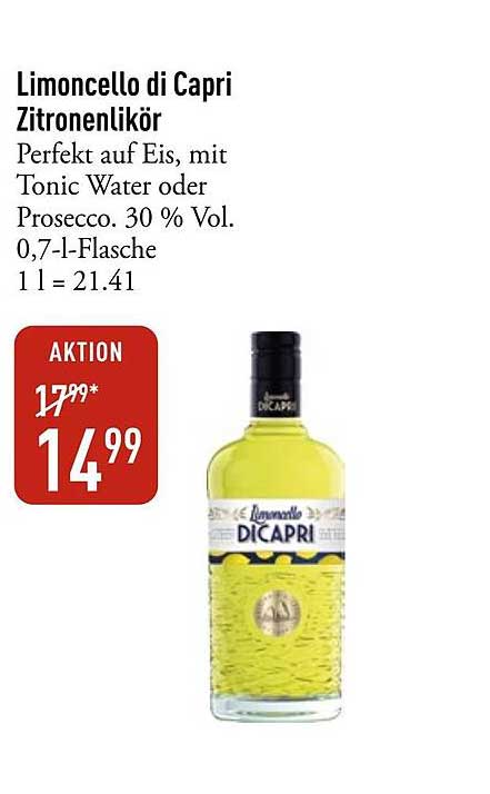 Limoncello di Capri Zitronenlikör