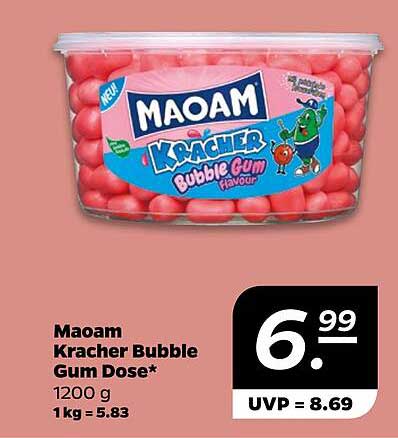 Maoam Kracher Bubble Gum Dose 1200 g