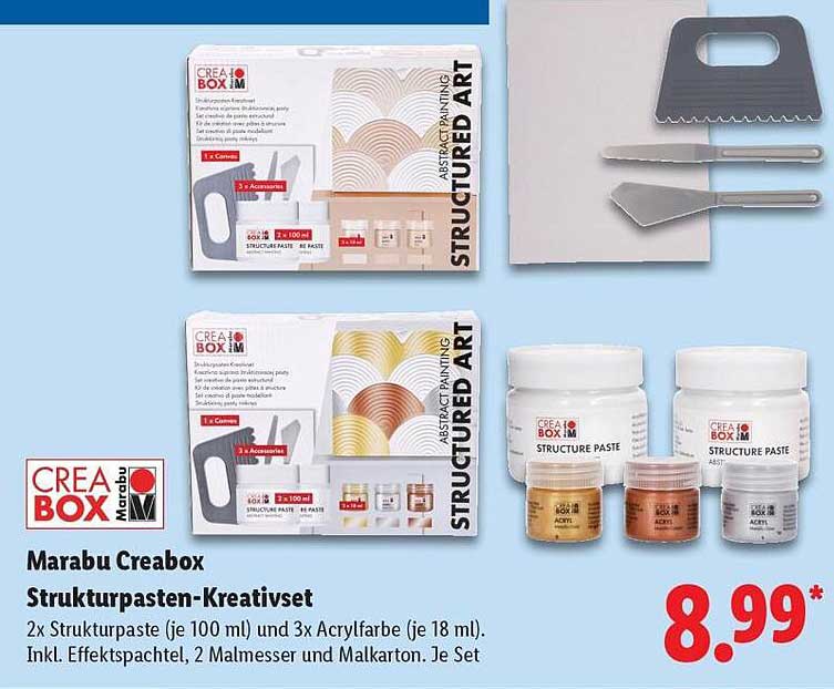 Marabu Creabox Strukturpasten-Kreativset