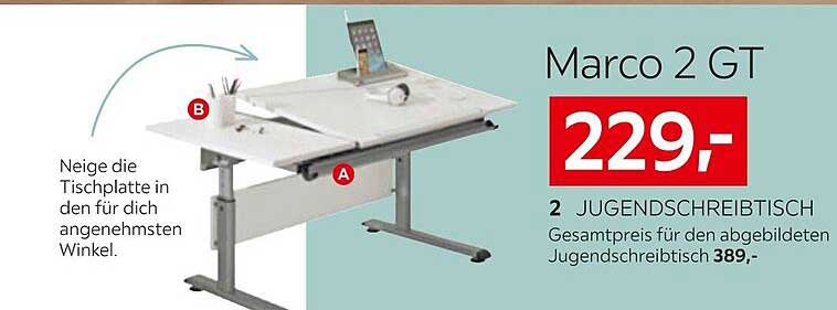 Marco 2 GT - Jugend schreibtisch