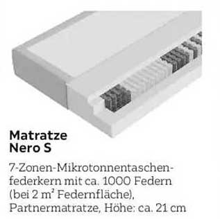 Matratze Nero S