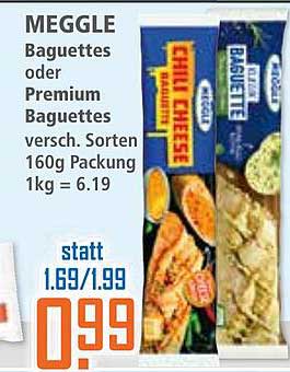MEGGLE Baguettes oder Premium Baguettes