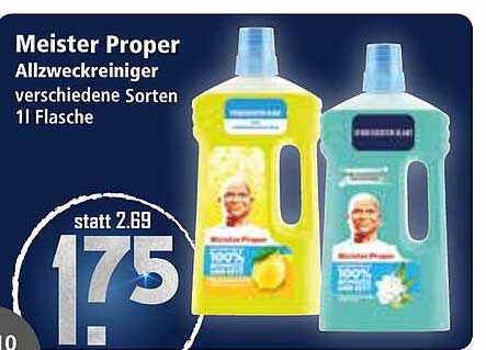 Meister Proper Allzweckreiniger verschiedene Sorten 1 l Flasche