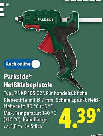 Parkside® Heißklebe­pistole Typ „PNKP 105 C²“