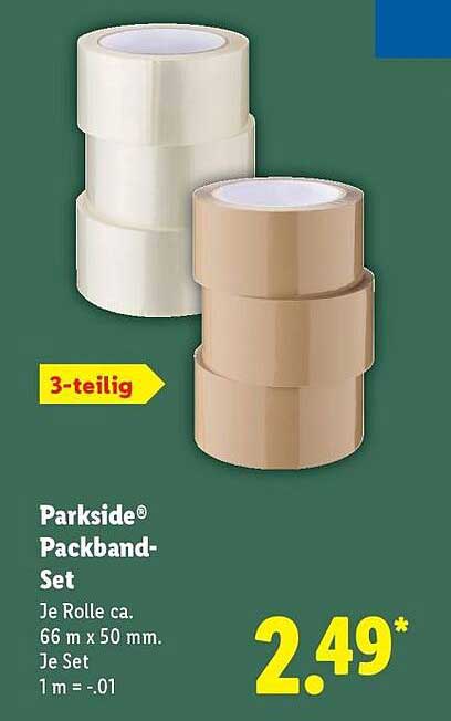 Parkside® Packband-Set 3-teilig