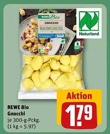 REWE Bio Gnocchi 300 g