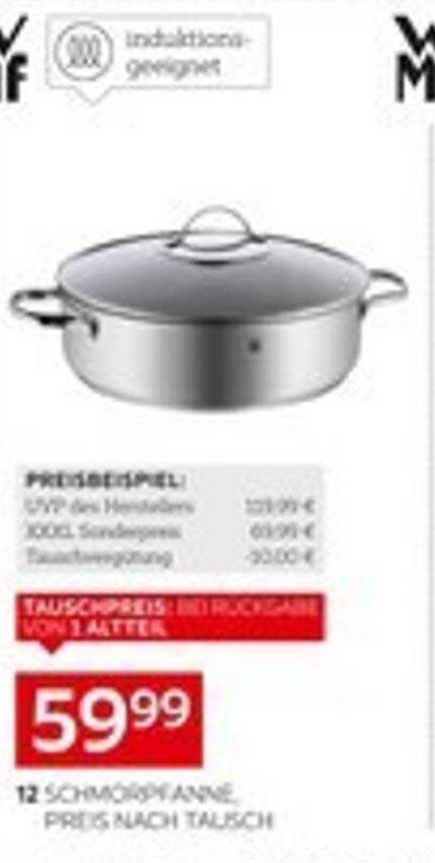 Schmorpfanne, Preis nach Tausch