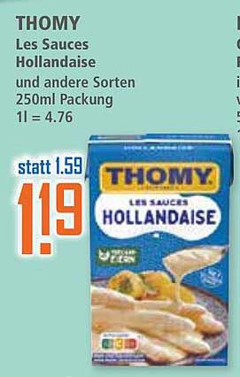 THOMY Les Sauces Hollandaise und andere Sorten 250ml Packung