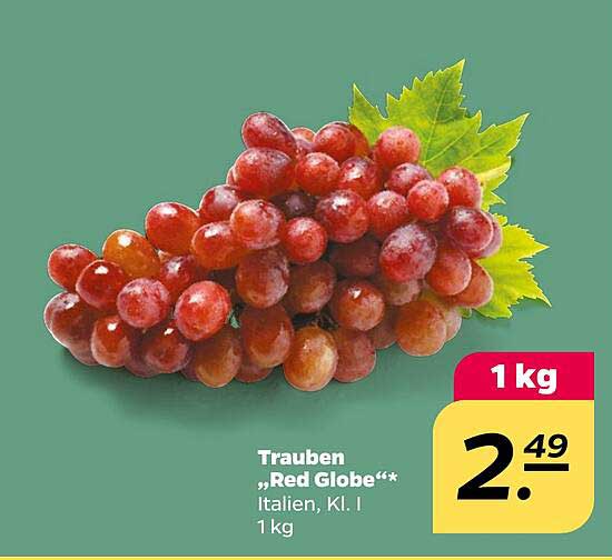 Trauben "Red Globe" 1 kg