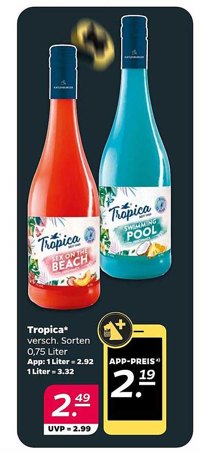 Tropica* versch. Sorten 0,75 Liter
