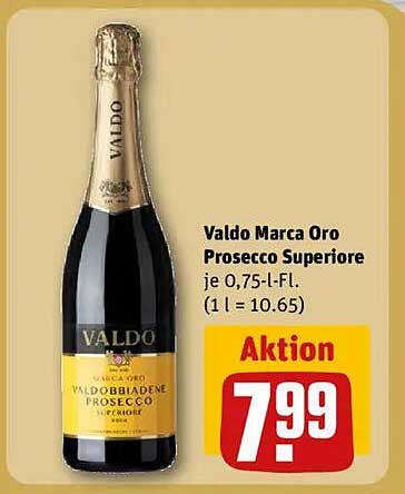 Valdo Marca Oro Prosecco Superiore je 0,75-l-Fl.