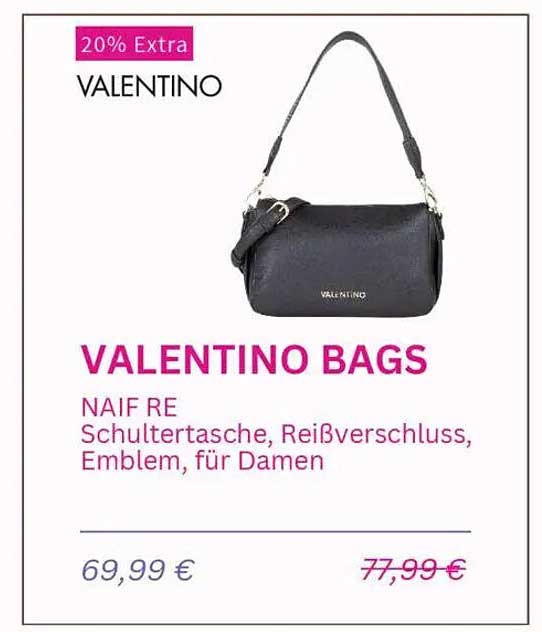 VALENTINO BAGS NAIF RE Schultertasche, Reißverschluss, Emblem, für Damen