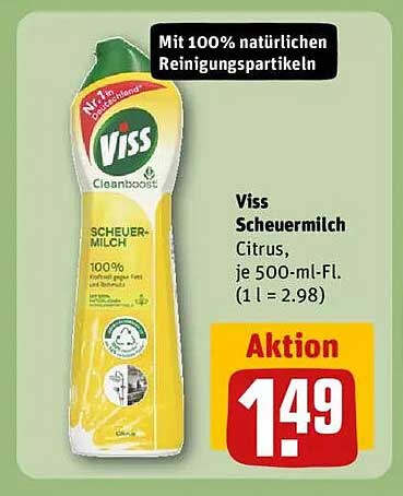 Viss Scheuermilch Citrus 500 ml - Aktion
