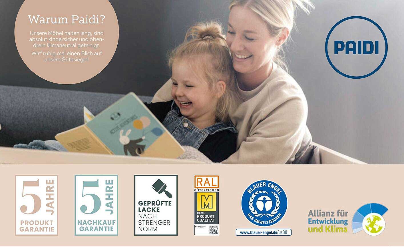 Warum Paidi? - Hochwertige Möbel für Kinder