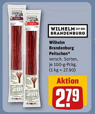 Wilhelm Brandenburg Peitschen – verschiedene Sorten